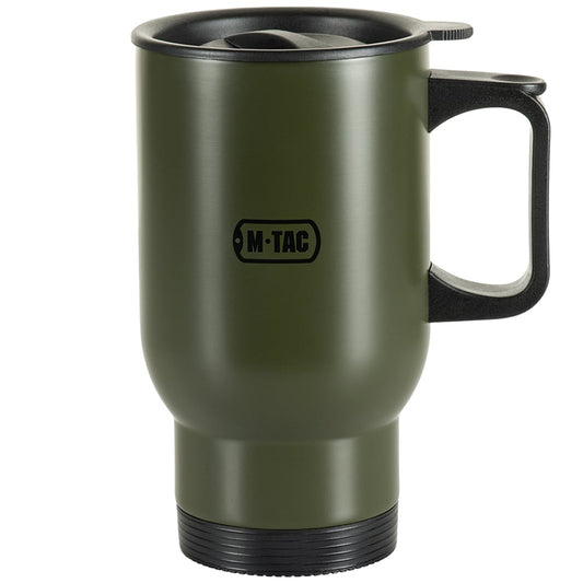 Kubek termiczny M-Tac z pokrywką 0,45 l - Olive