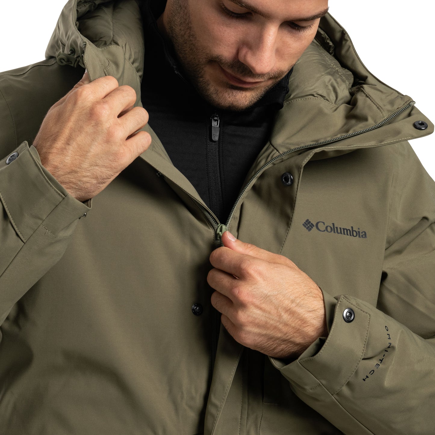 Kurtka Columbia Street Heights Waterproof Down Parka - Stone Green