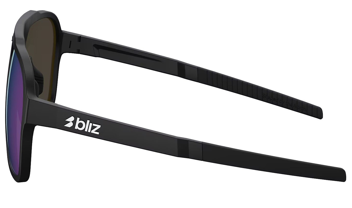 Okulary przeciwsłoneczne Bliz A002 - Matte Black/Blue