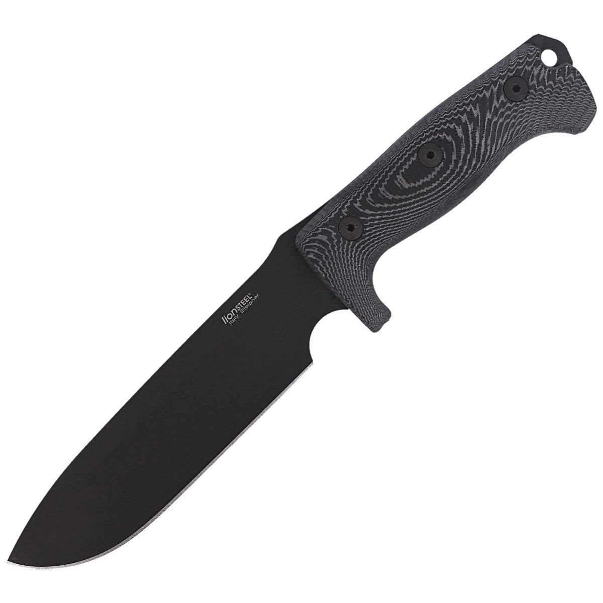 Nóż LionSteel M7 Micarta Black Blade