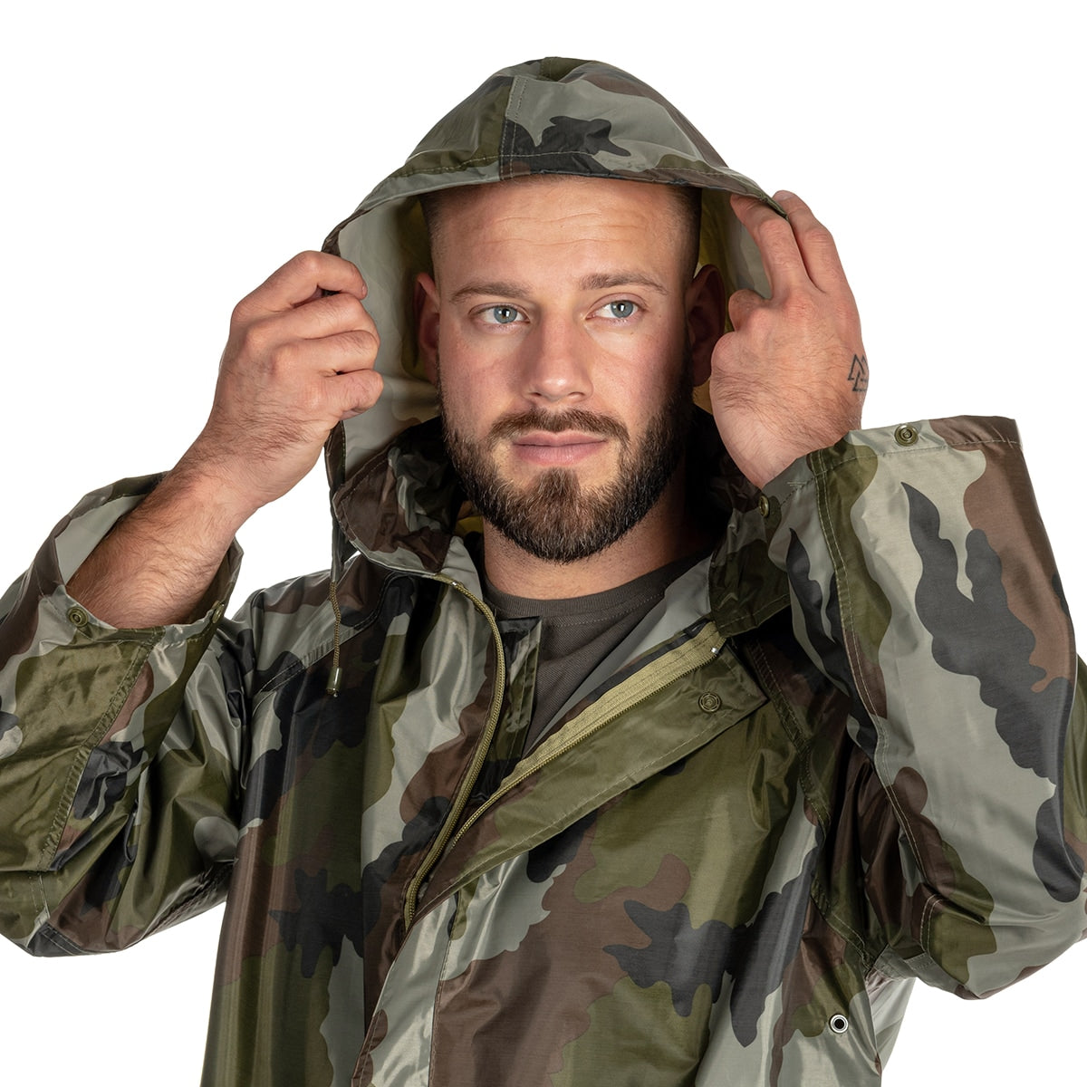 Komplet przeciwdeszczowy Mil-Tec kurtka+spodnie - CCE-Camo