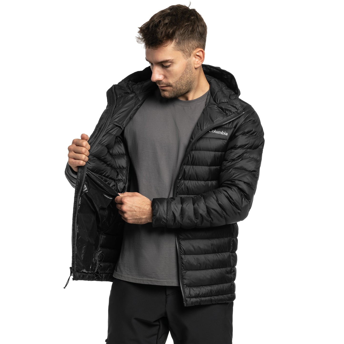 Kurtka Columbia Corelite Down Hooded - Black