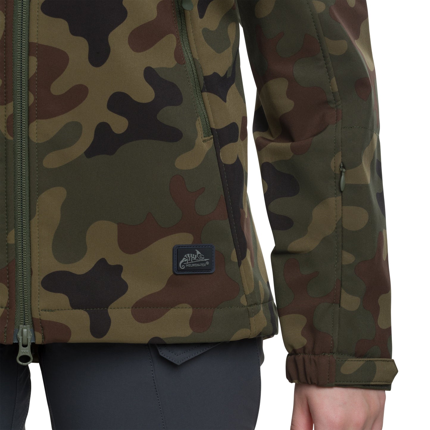 Kurtka damska Helikon Gunfighter Softshell - wz.93 Pantera PL Woodland