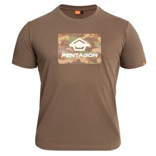 Koszulka T-Shirt Pentagon Ageron "Spot Camo" - Coyote