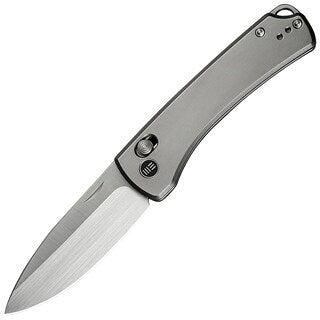 Nóż składany WE Knife Nightblade - Polished Bead Blasted Titanium
