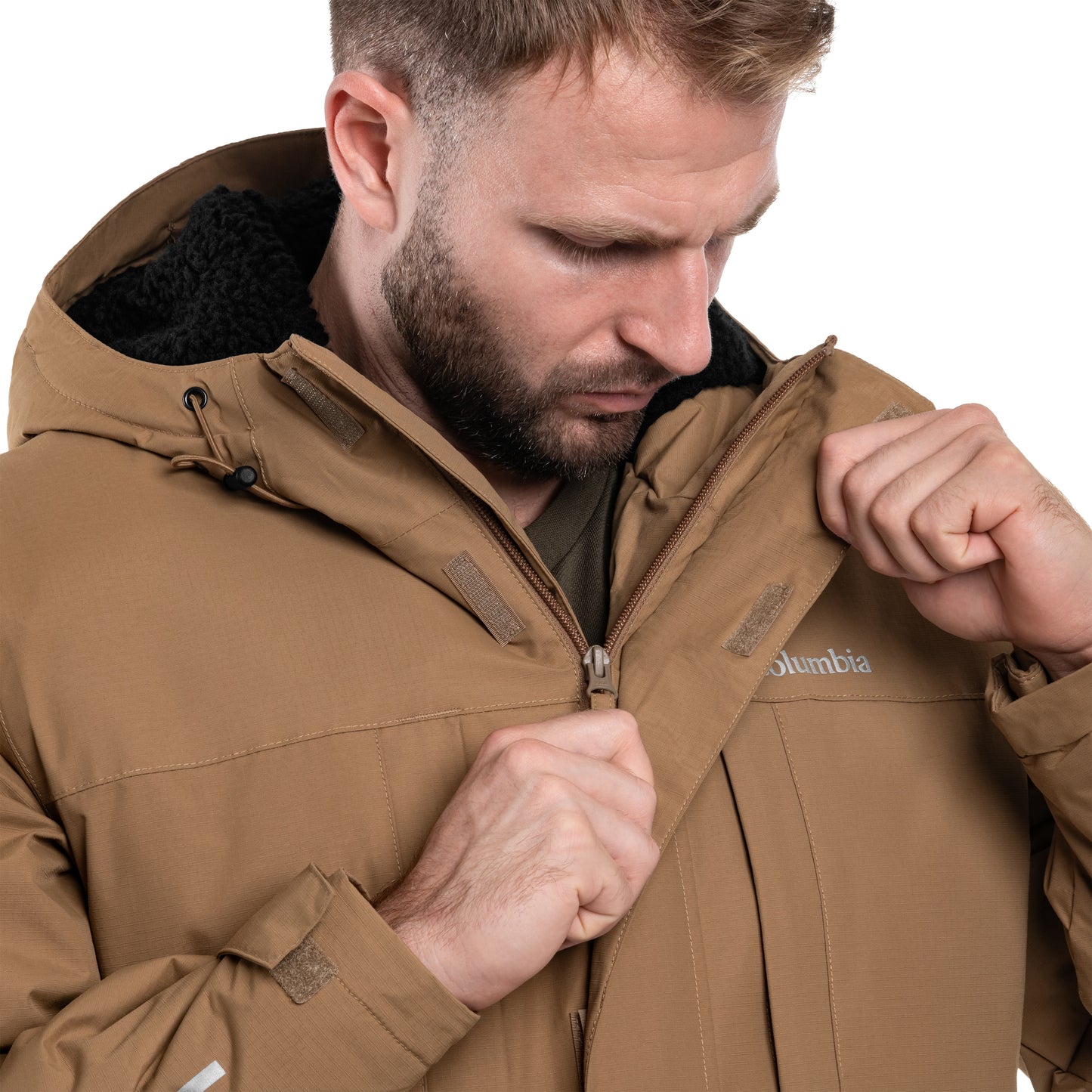 Kurtka Columbia Landroamer Sherpa Lined Waterproof Hooded - Delta
