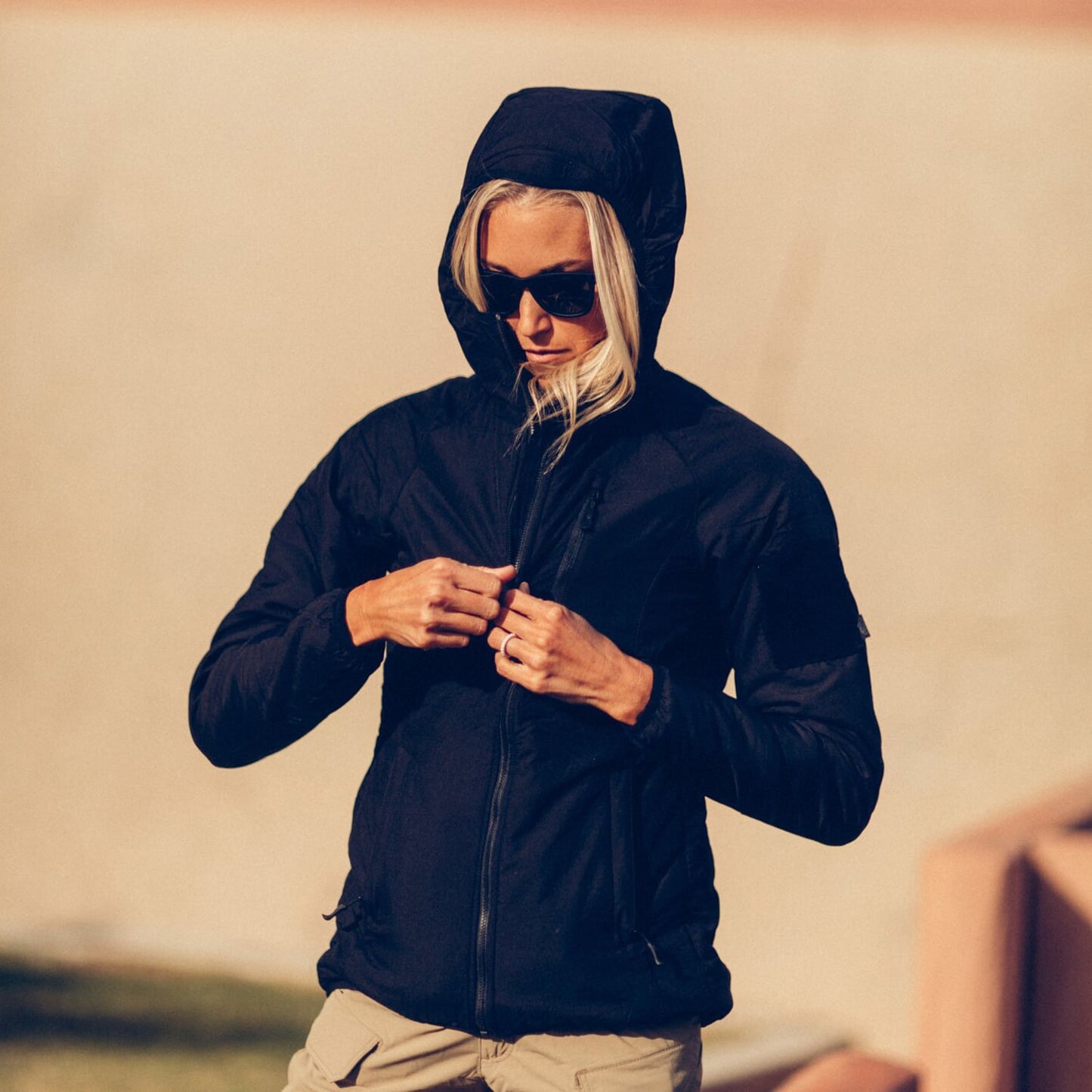 Kurtka damska Helikon Wolfhound Hoodie - Black