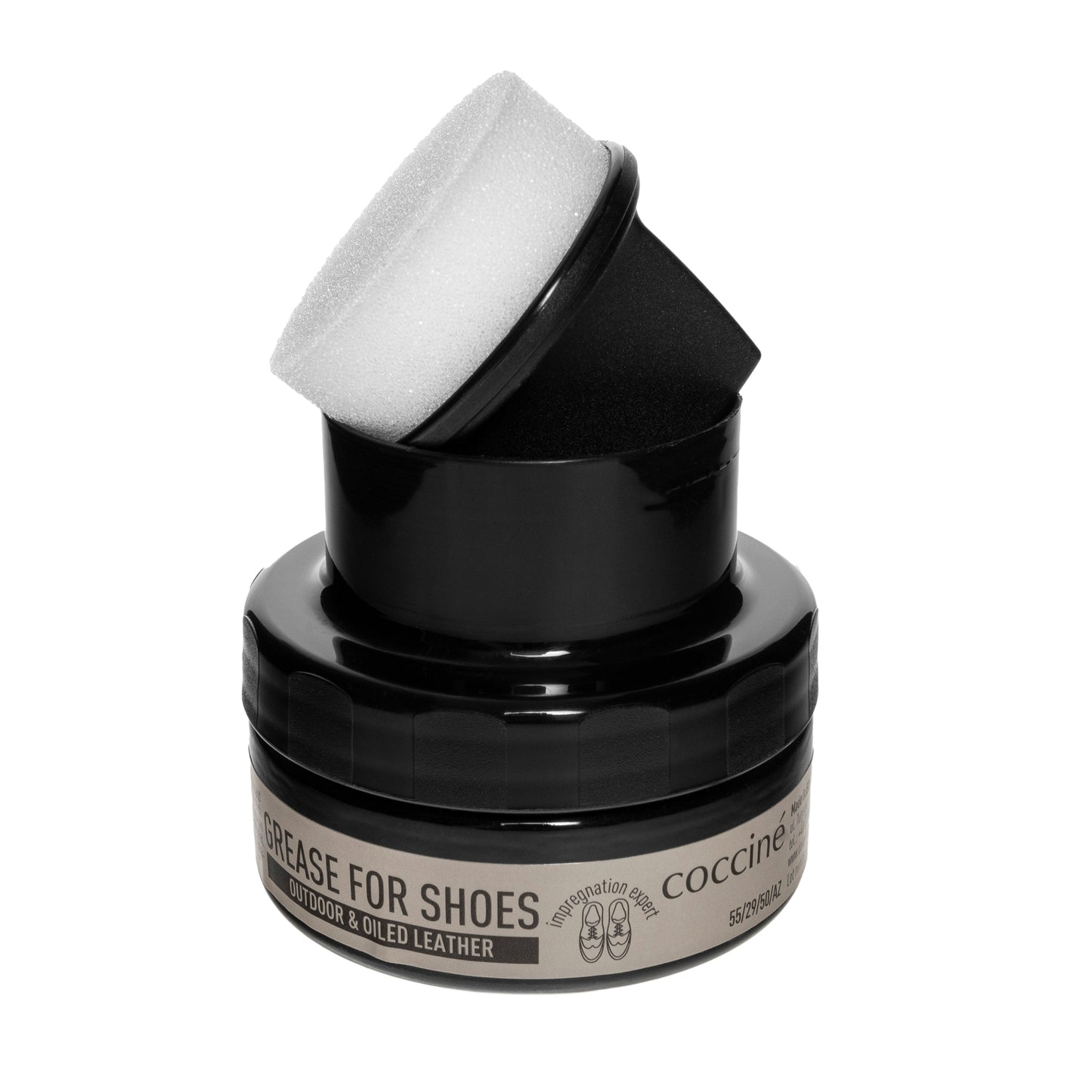Tłuszcz Coccine do skór licowych 50 ml - czarny
