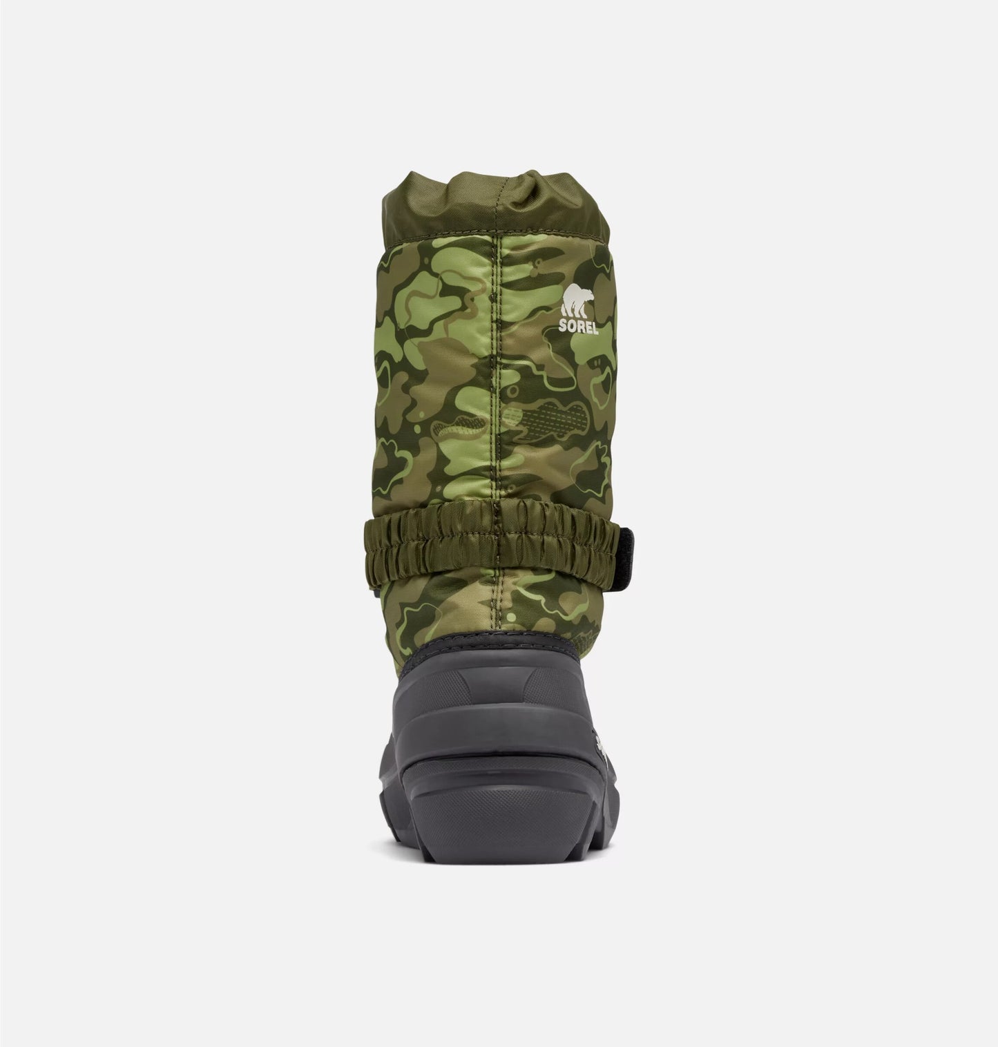 Buty śniegowce dziecięce Sorel Flurry Print Youth Boot - Utility Green/Savory