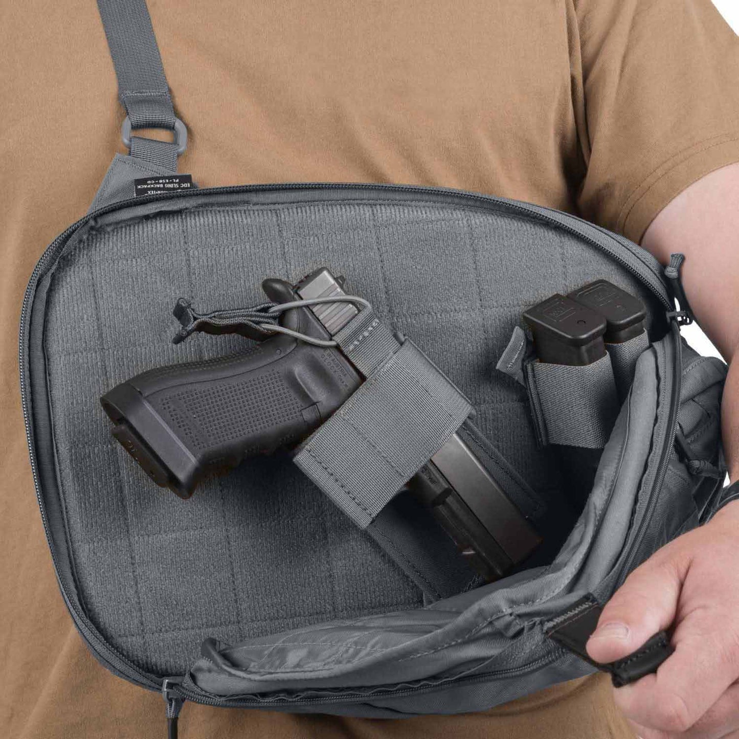 Plecak Helikon EDC Sling Cordura 6,5 l - Shadow Grey