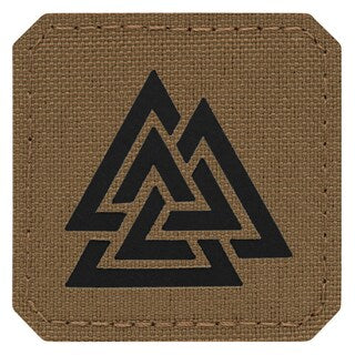 Naszywka M-Tac Valknut Laser Cut Coyote/Black
