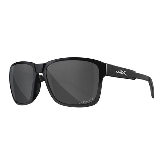 Okulary Wiley X Trek - Captivate Polarized Grey/Gloss Black