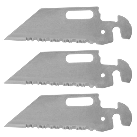 Zestaw ostrzy wymiennych Cold Steel Clic N Cut Utility Serrated - 3 szt.