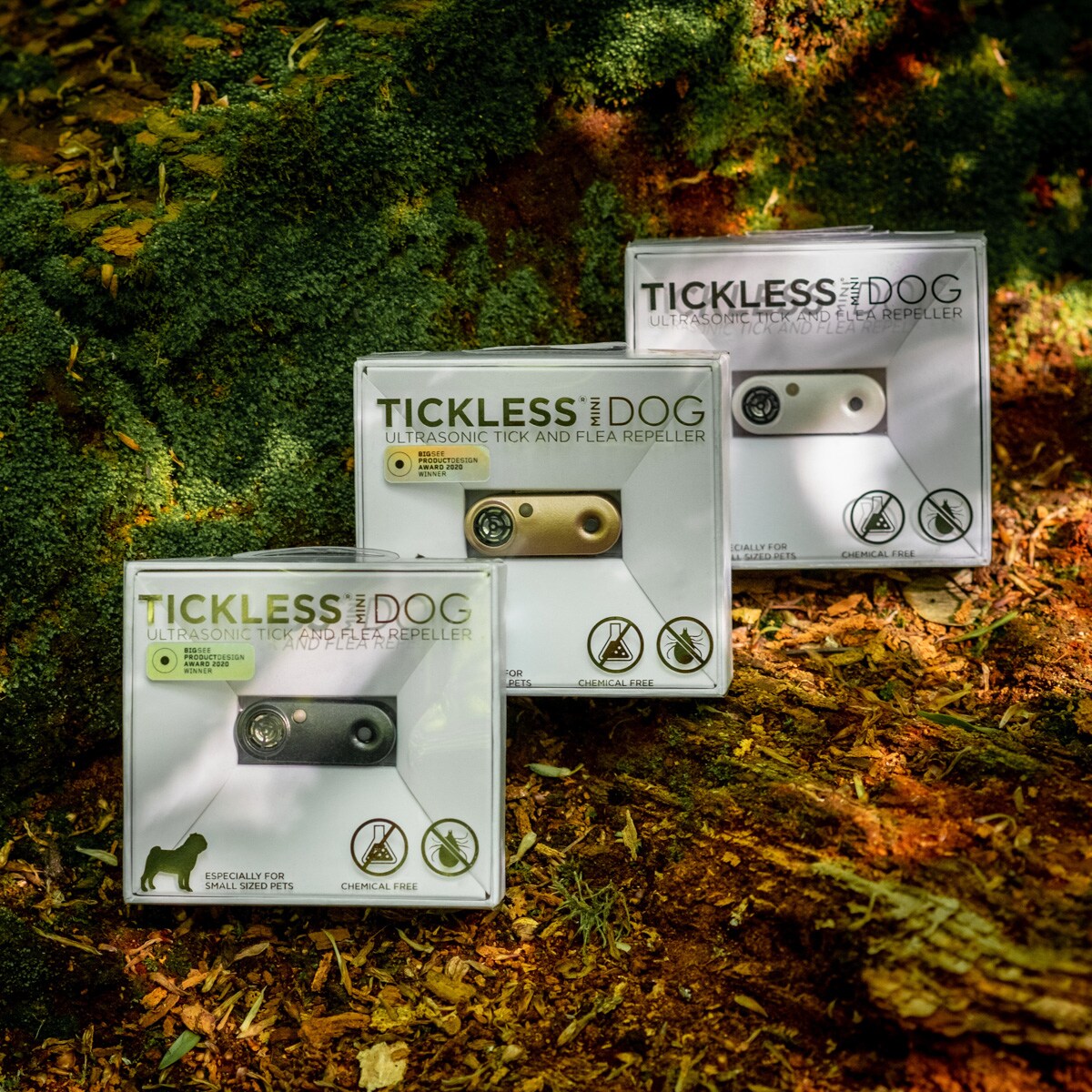 Ultradźwiękowa ochrona przed kleszczami TickLess Pet Mini - dla zwierząt - Black