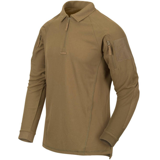 Koszulka polo Helikon Range Long Sleeve - Coyote