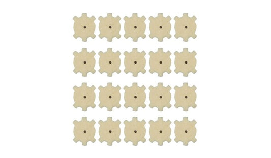Przecieraki do AR15 Real Avid Star Chamber Cleaning Pads - 20 szt.