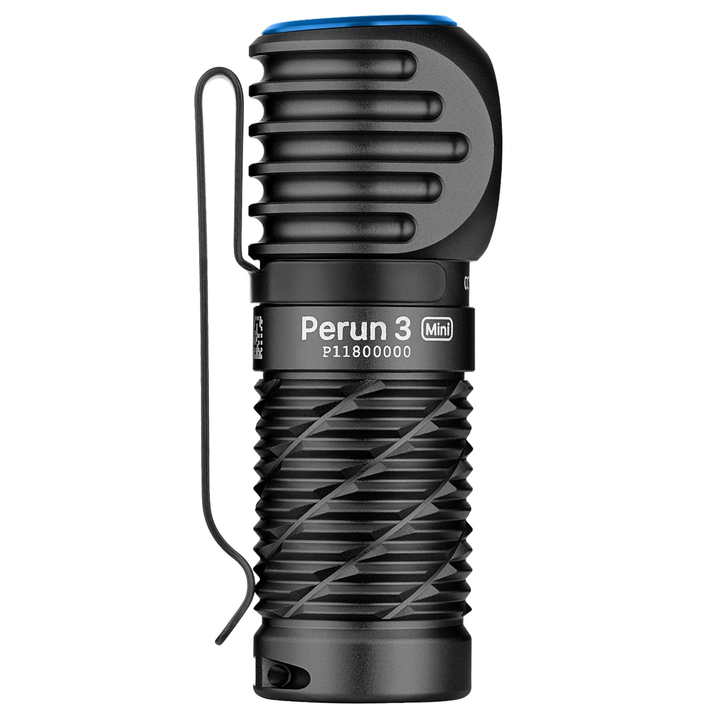Latarka czołowa i kątowa Olight Perun 3 Mini Cool White Black z opaską - 1250 lumenów