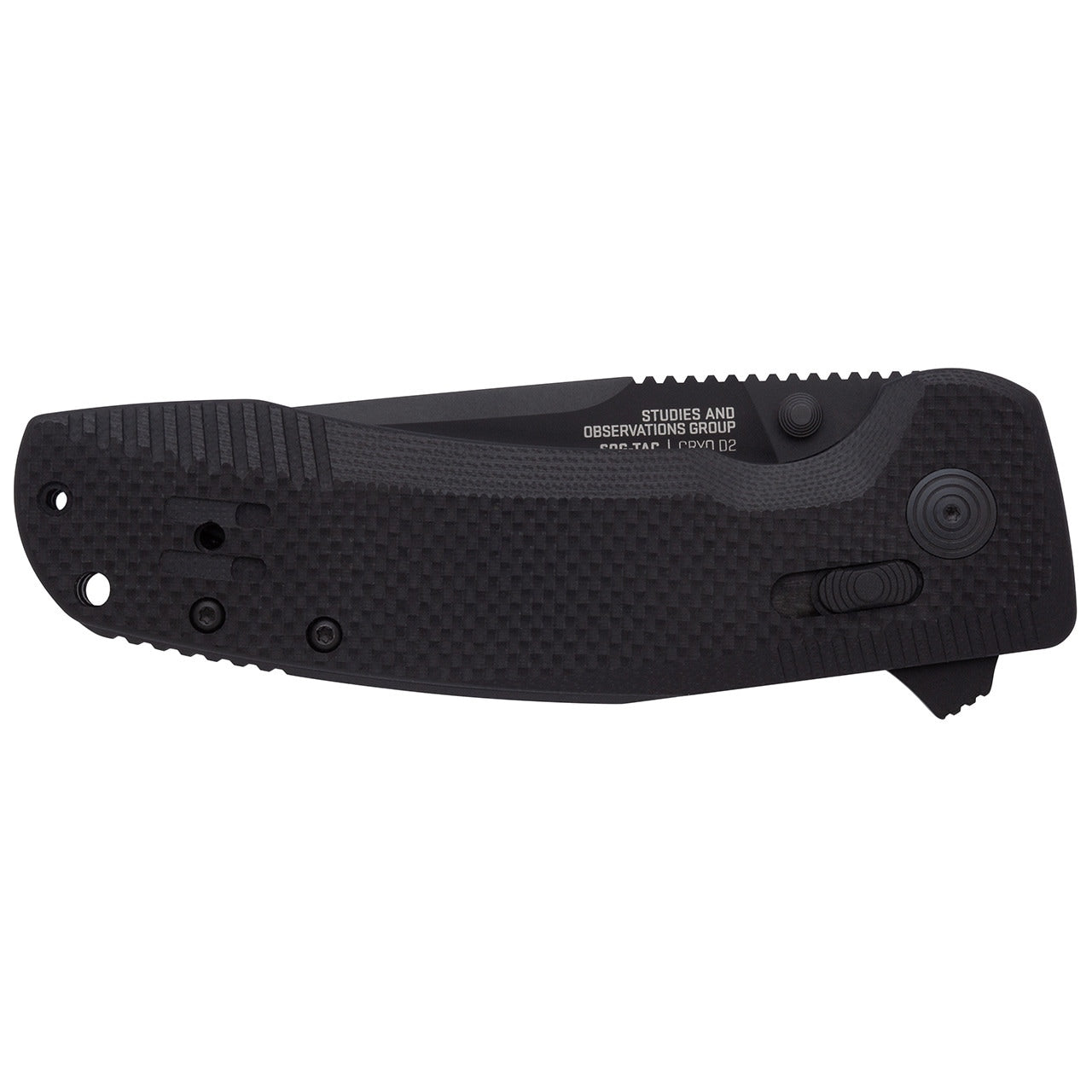 Nóż składany SOG TAC XR Serrated - Blackout