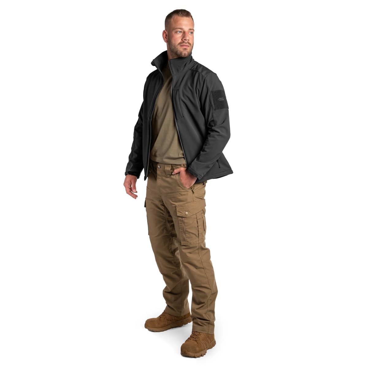 Kurtka Highlander Outdoor Odin Softshell - Black