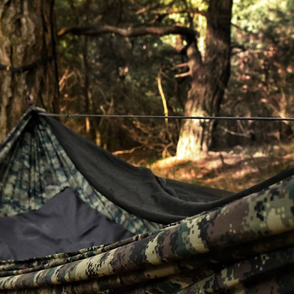 Hamak TigerWood Ważka V2 Long Camo - z moskitierą