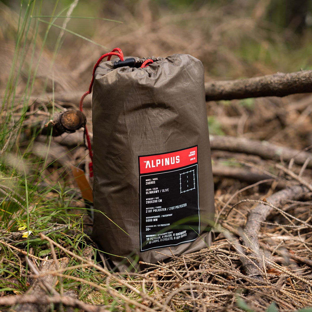 Tarp Alpinus Zagros - Zielony
