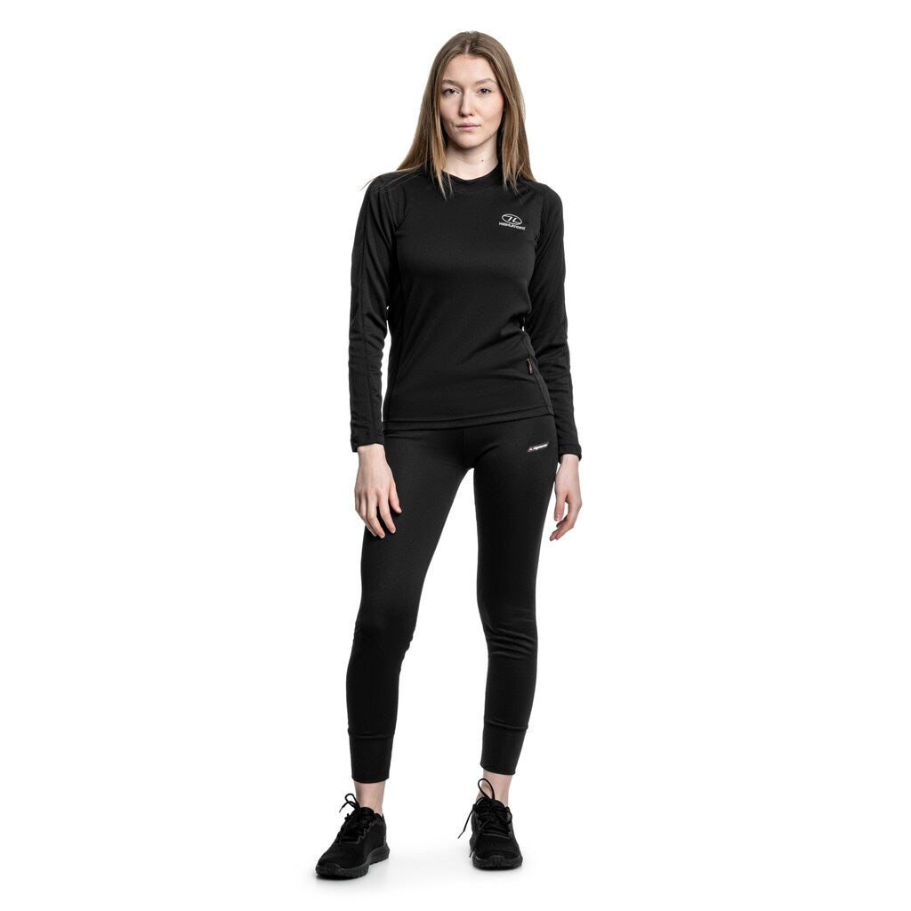 Legginsy termoaktywne damskie Highlander ClimateX Ladies - Black