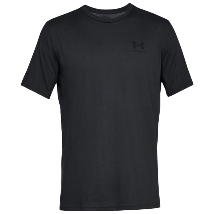 Koszulka termoaktywna Under Armour Sportstyle Left Chest SS Short Sleeve - Black