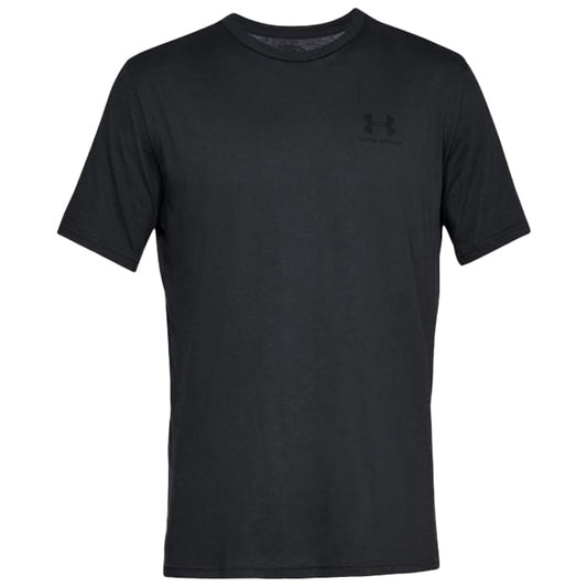 Koszulka termoaktywna Under Armour Sportstyle Left Chest SS Short Sleeve - Black