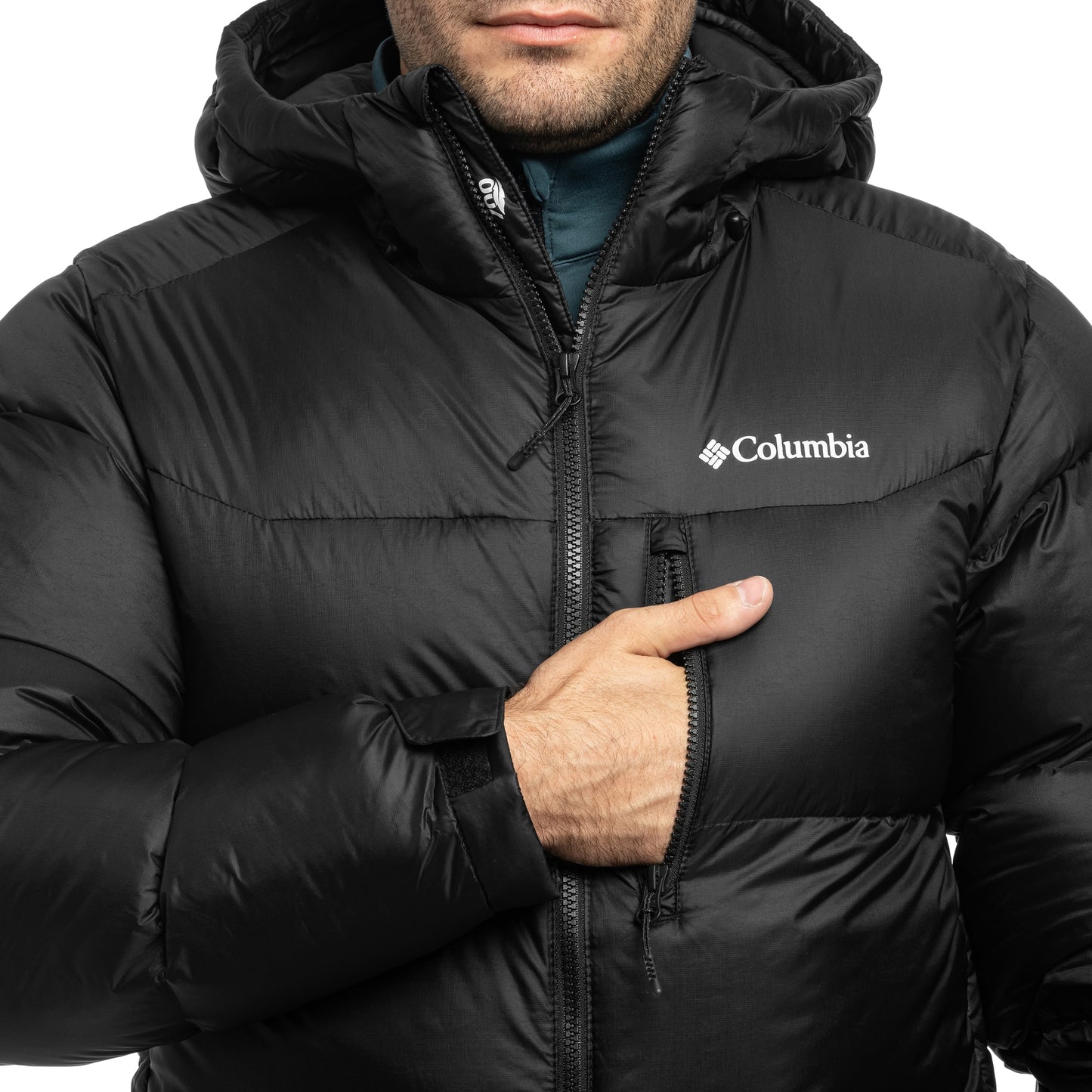 Kurtka Columbia Cloudview Down Hooded Jacket - Black