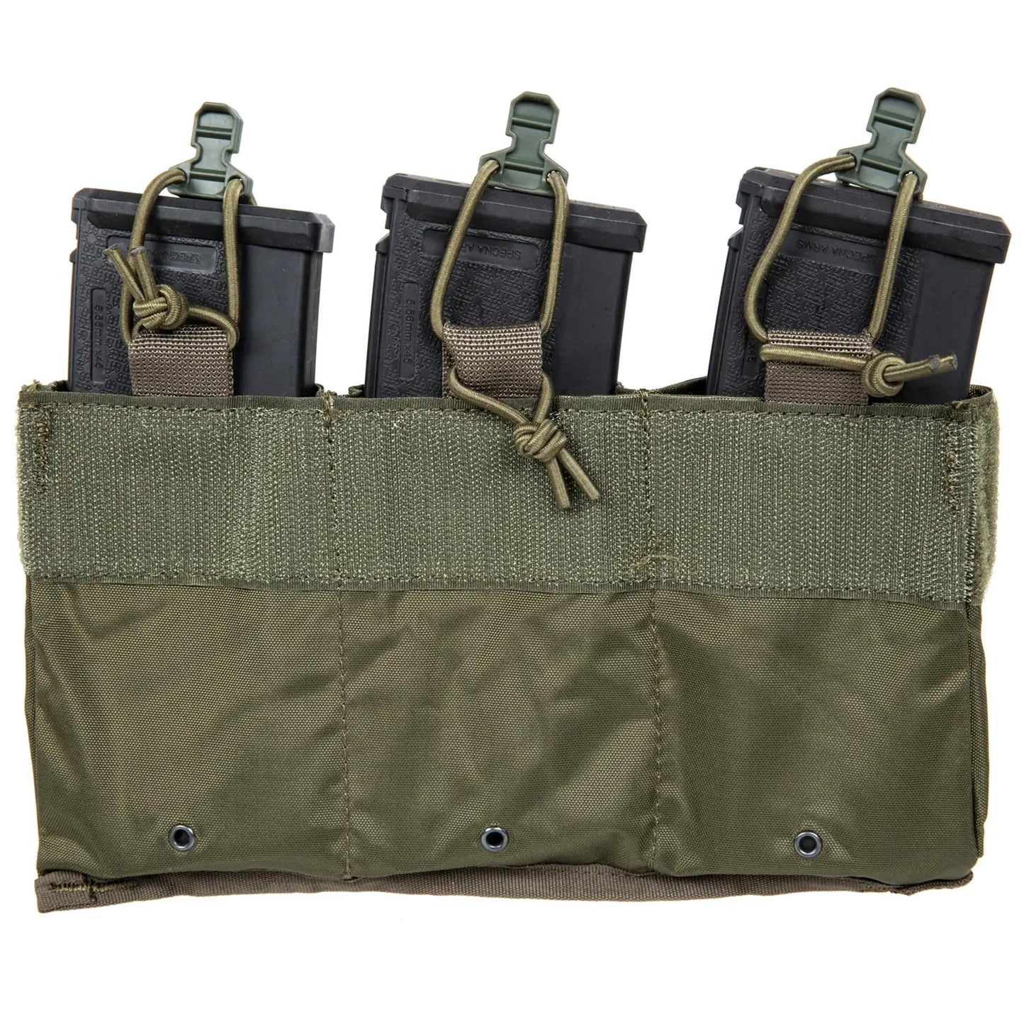 Potrójna ładownica Wosport na magazynki karabinowe 7.62 mm - Ranger Green