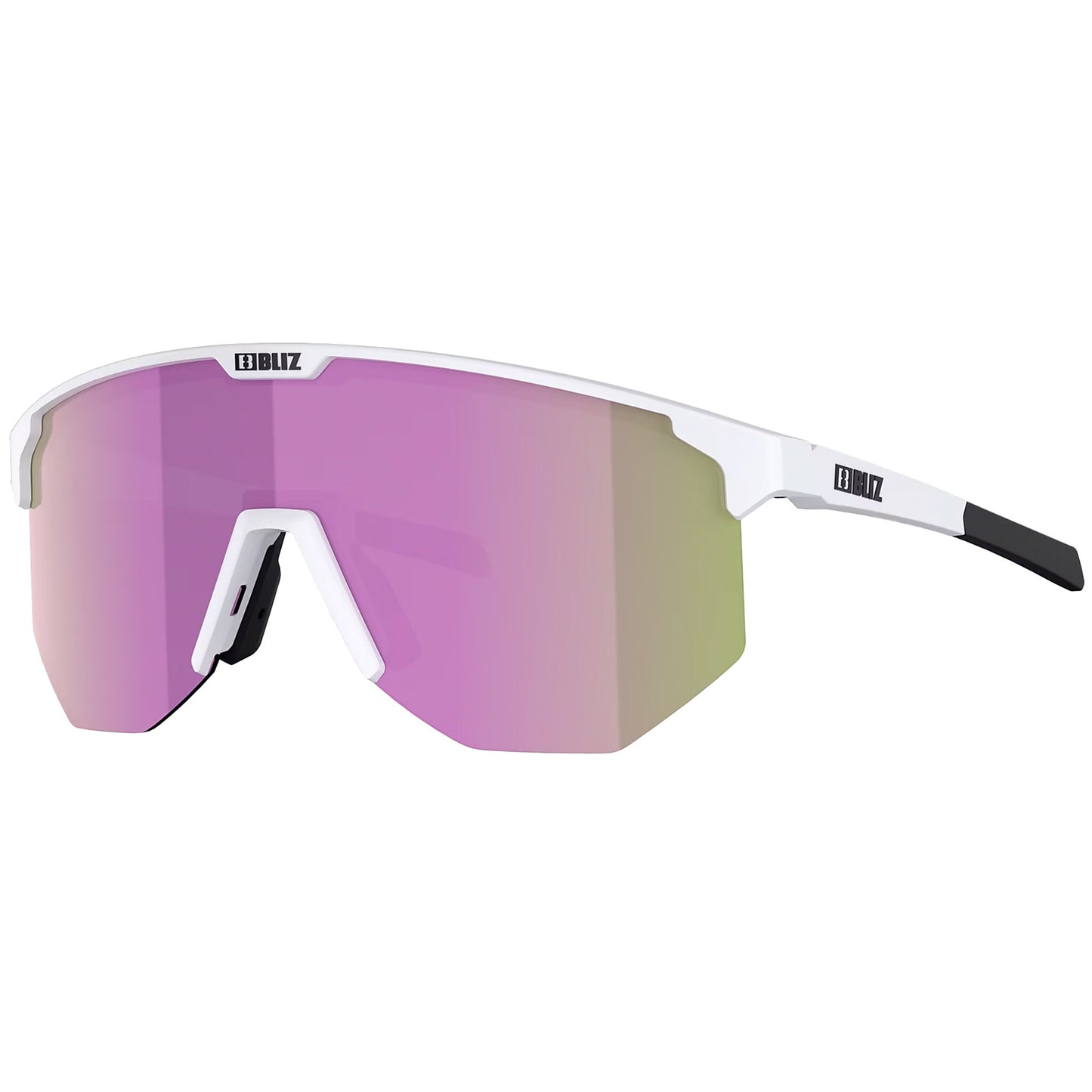 Okulary przeciwsłoneczne Bliz Hero - Matt White/Brown Pink