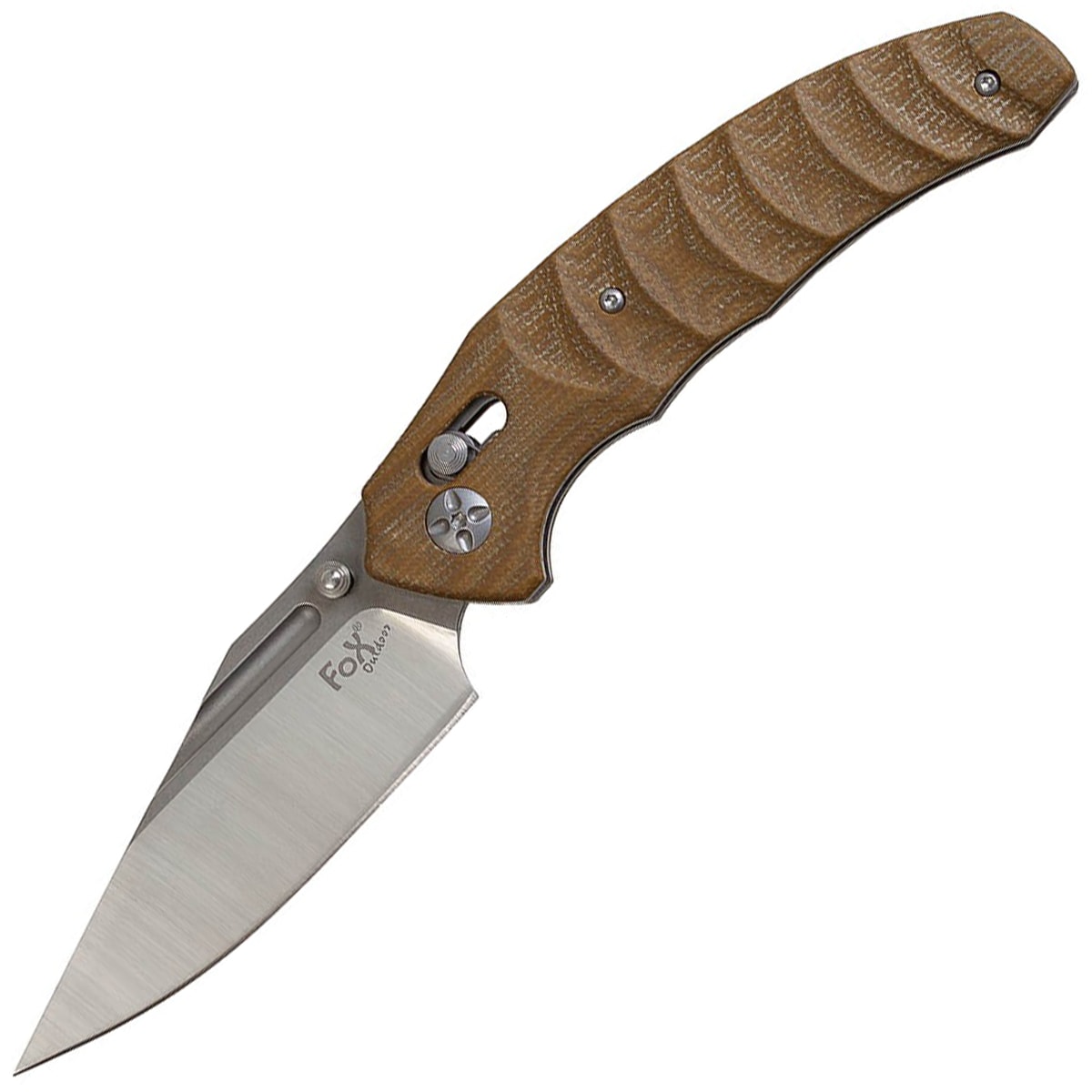Nóż składany MFH Fox Outdoor Jack Knife Clip-Point - Micarta