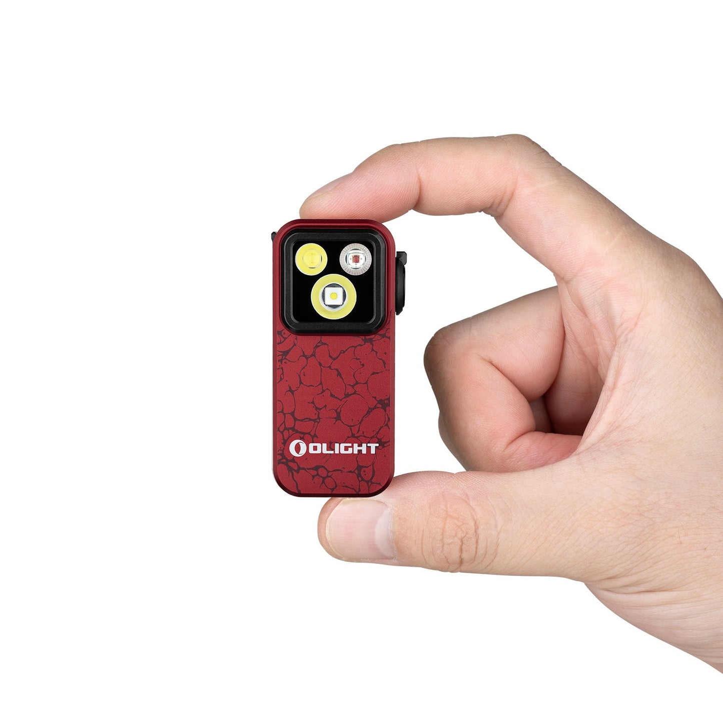 Latarka akumulatorowa Olight Oclip Pro Molten Lava - 500 lumenów