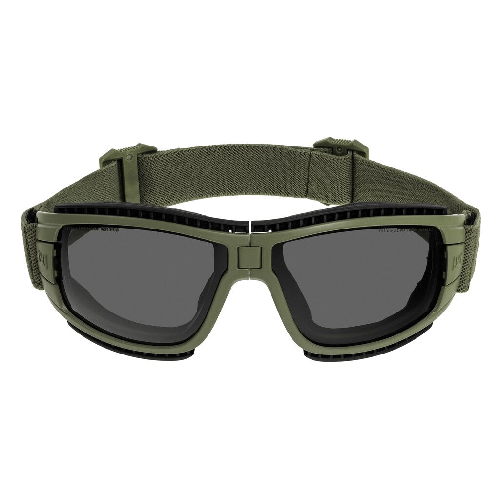 Gogle taktyczne Wiley X Lynx Clear/Grey - Green
