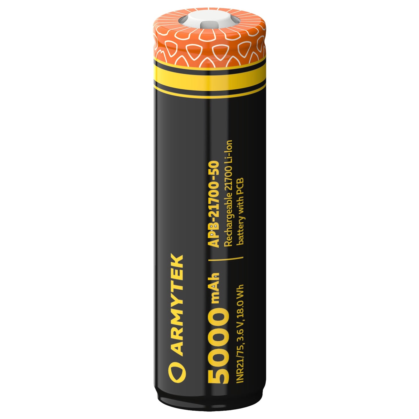 Akumulator 3,6 V Armytek Li-Ion 21700 5000 mAh - z zabezpieczeniem PCB