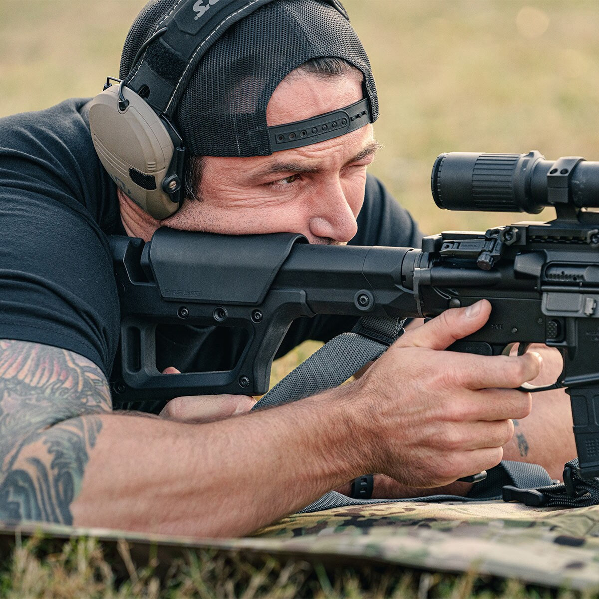 Kolba Magpul PRS Lite Stock do karabinków AR10/AR15/M4/SR25 - Black