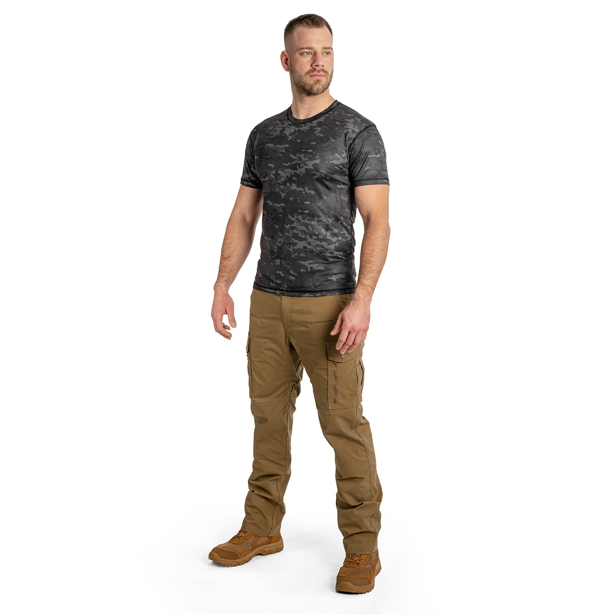 Koszulka termoaktywna Haasta Coolmax - Arid MC Black Camo