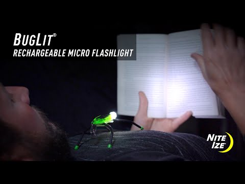 Latarka Nite Ize Buglit USB - Coyote/Black