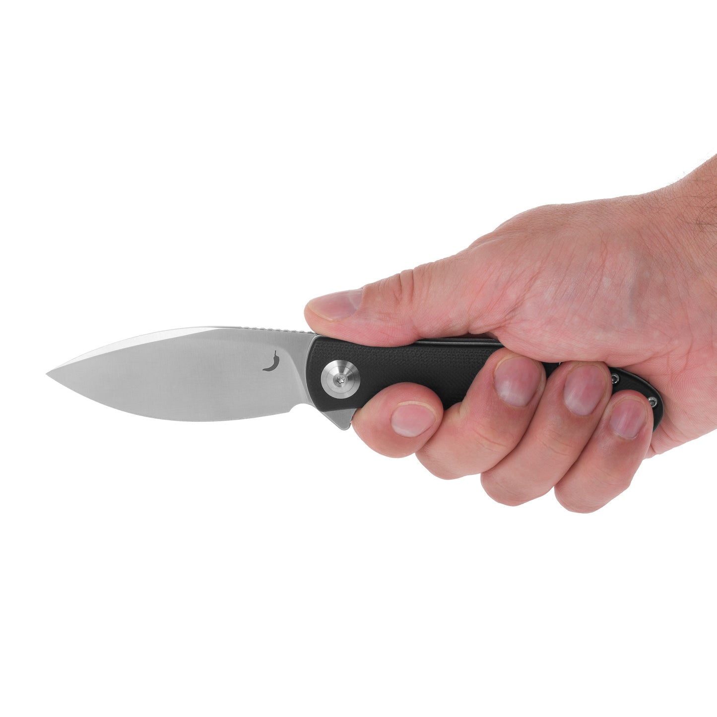 Nóż składany Trollsky Knives Mandu EVO Satin 14C28N/Black G10