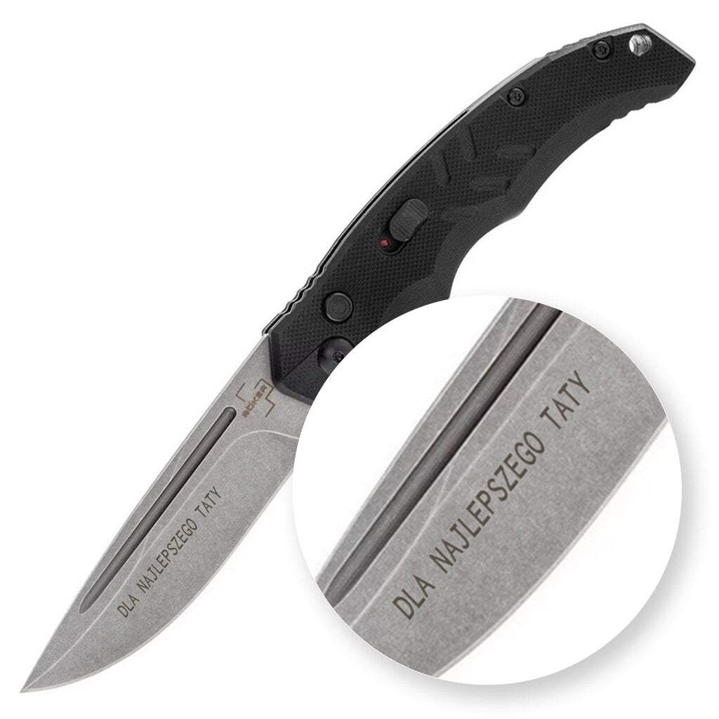 Nóż sprężynowy Boker Plus Intention II - Black