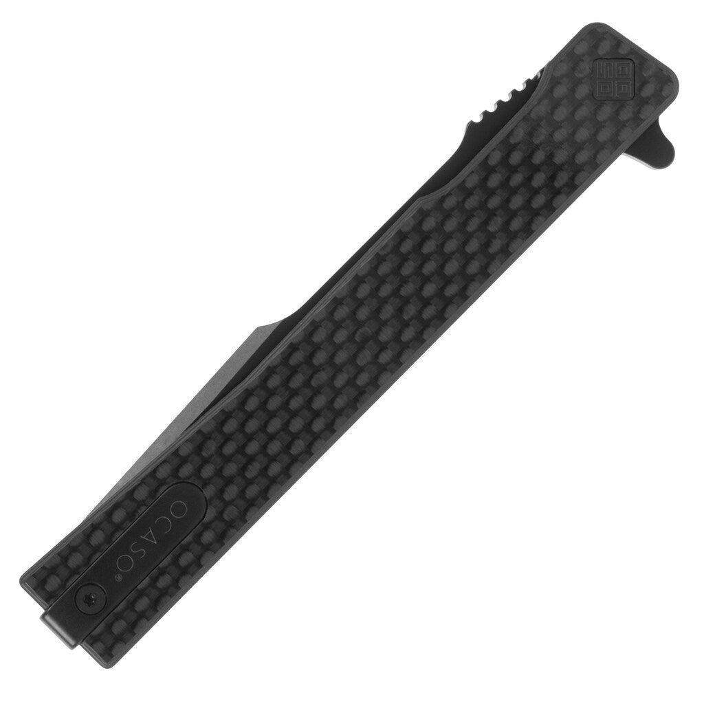 Nóż składany Ocaso Solstice Harpoon Carbon Fiber - Black