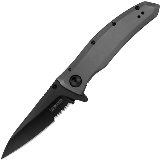 Nóż składany Kershaw Grid - ‎Grey/Black Serrated