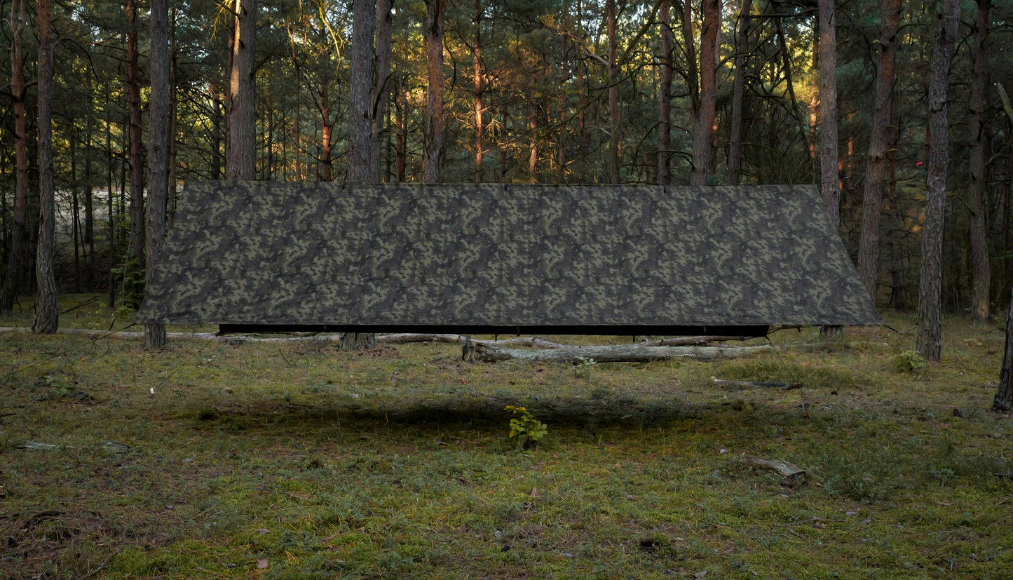 Płachta biwakowa TigerWood Tarp T2 3 x 3 m - Camo