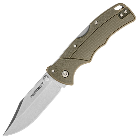 Nóż składany Cold Steel Verdict Clip-Point 4116SS - FDE