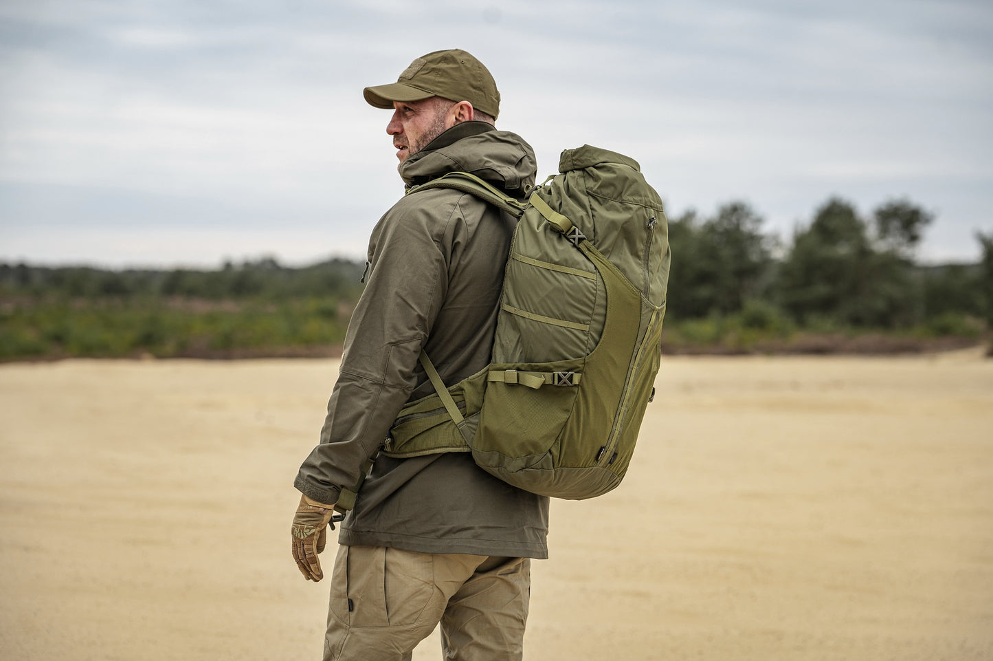 Kurtka Helikon Pilgrim Anorak - Taiga Green