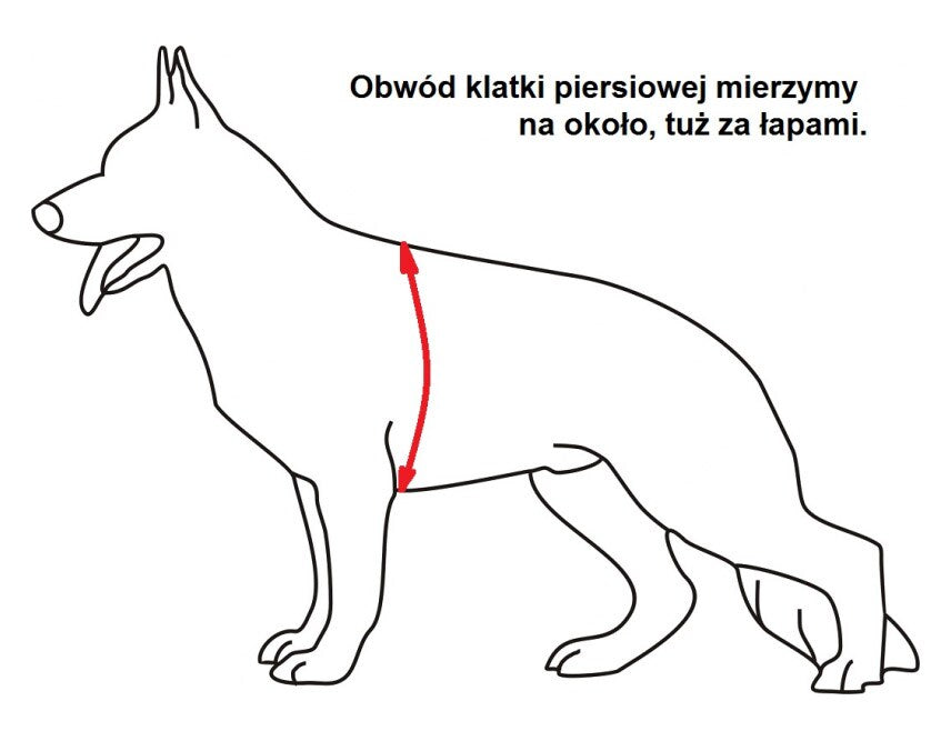 Kamizelka odblaskowa dla psa K9 Thorn Orange L - duży pies