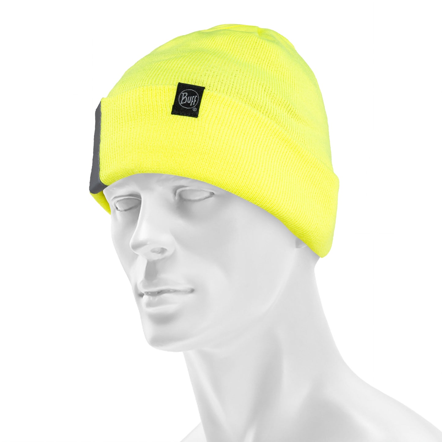 Czapka Buff Safety Knitted Polar Beanie Fluor - Yellow