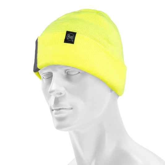 Czapka Buff Safety Knitted Polar Beanie Fluor - Yellow