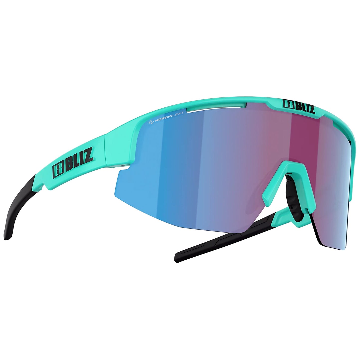 Okulary przeciwsłoneczne Bliz Matrix Nano Optics - Turquoise/Rose Violet Blue