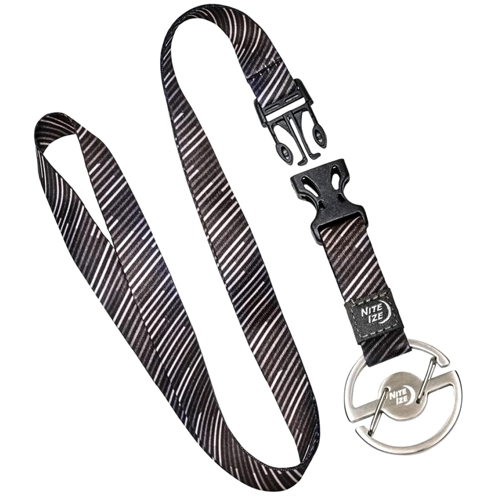 Karabińczyk Nite Ize Medallion Key Carabiner ze smyczną - Silver